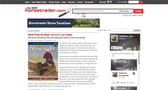 Desktop Screenshot of news.horsetrader.com