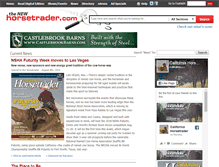 Tablet Screenshot of news.horsetrader.com